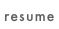 resume